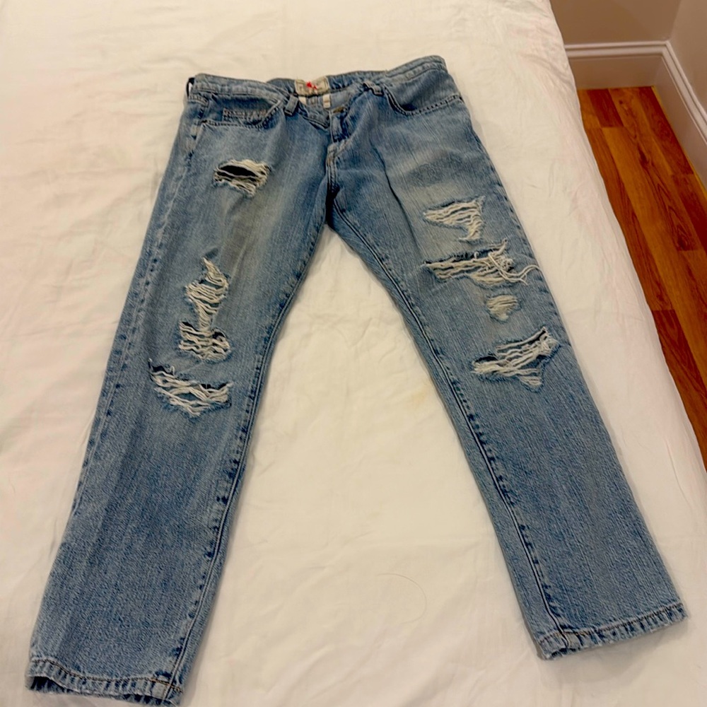 Current and Elliot distressed denim size 29